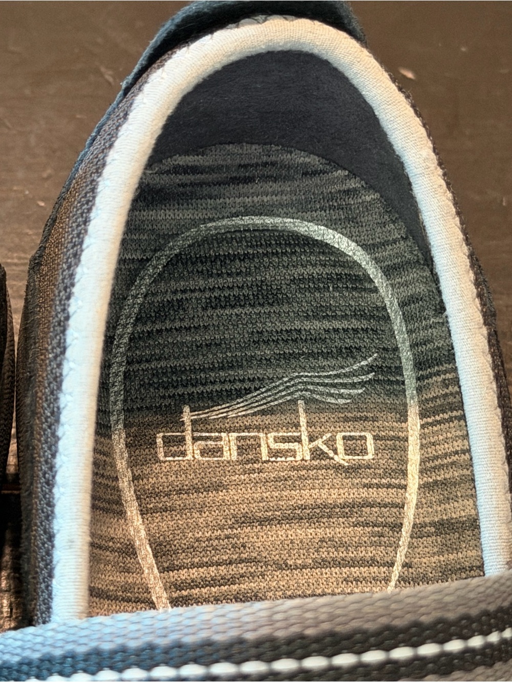 DANSKO Haven Mary Jane Flats Shoes-Size EU 37 Black Suede Mesh Straps Slip On - Picture 11 of 12